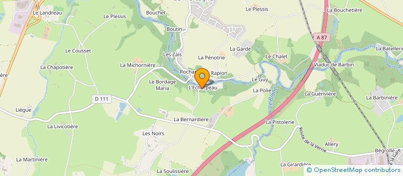 localisation de l'entreprise MONSIEUR GREGORY DUPEUX  CHANVERRIE