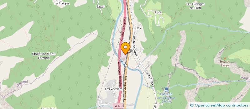 localisation de l'entreprise MONSIEUR GREGORY DUPRET  MAGLAND