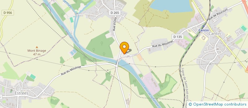 localisation de l'entreprise MONSIEUR GREGORY DUPUIS  CANTIN