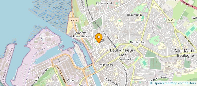 localisation de l'entreprise MONSIEUR GREGORY DUTRIEUX  BOULOGNE-SUR-MER