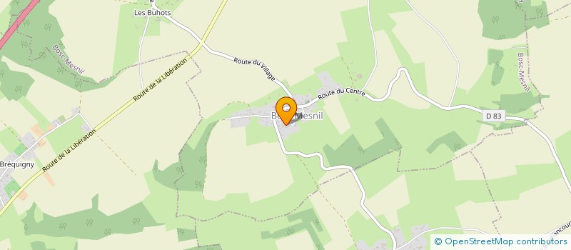 localisation de l'entreprise MONSIEUR GREGORY DUVAL  BOSC-MESNIL