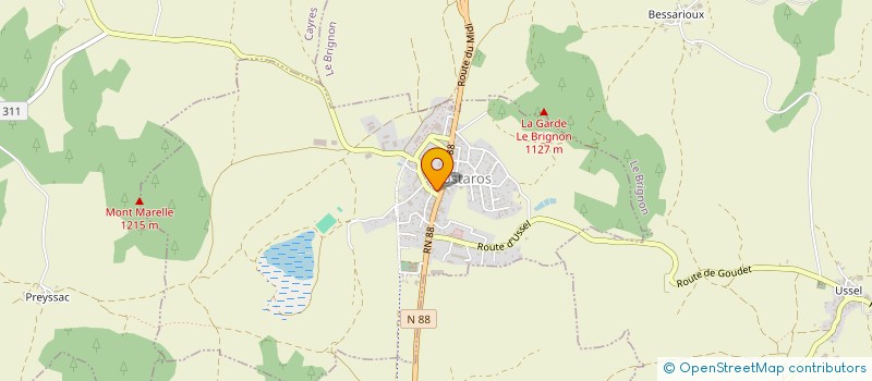 localisation de l'entreprise MONSIEUR GREGORY ENJOLRAS  ARLEMPDES