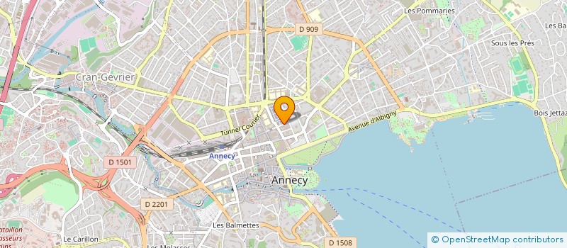 localisation de l'entreprise MONSIEUR GREGORY ERARD à ANNECY