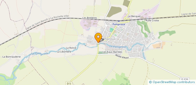 localisation de l'entreprise MONSIEUR GREGORY ESNAULT  PAMPROUX