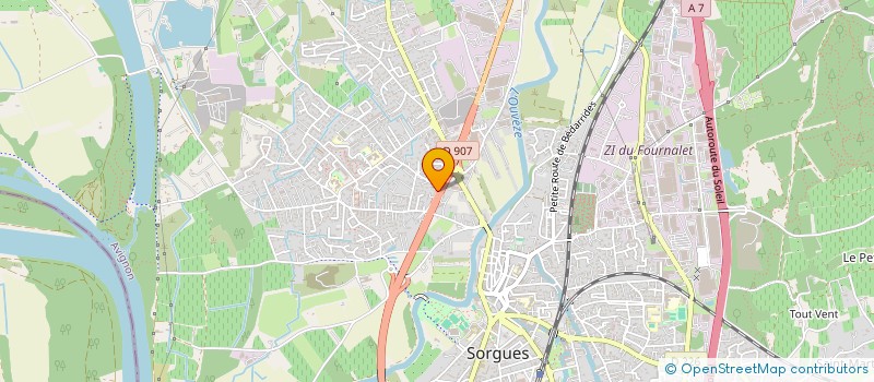 localisation de l'entreprise MONSIEUR GREGORY ESPOSITO  SORGUES