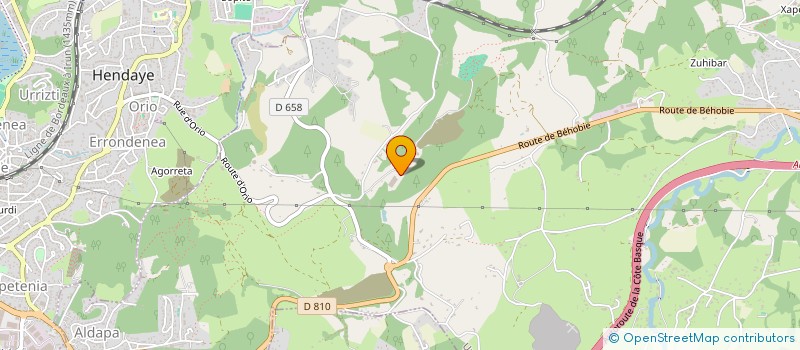 localisation de l'entreprise MONSIEUR GREGORY ETIENNE  URRUGNE