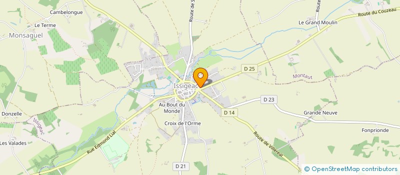 localisation de l'entreprise MONSIEUR GREGORY FABRICE LOMPREZ  ISSIGEAC