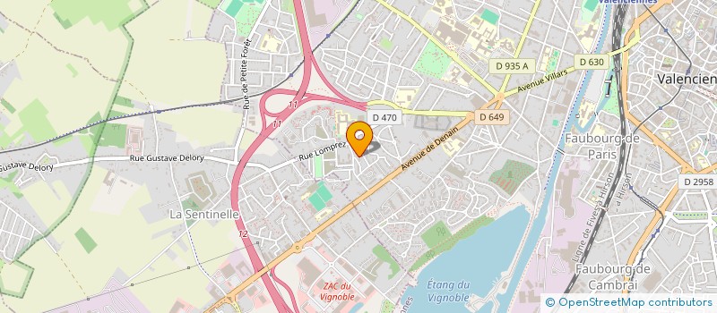 localisation de l'entreprise MONSIEUR GREGORY FANIEN  VALENCIENNES