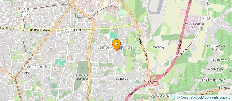 localisation de l'entreprise MONSIEUR GREGORY FARDEAU  TOURS