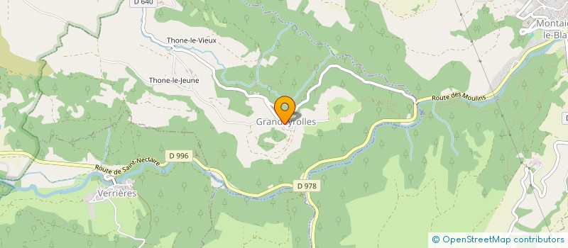 localisation de l'entreprise MONSIEUR GREGORY FAURET à CHASSAGNE