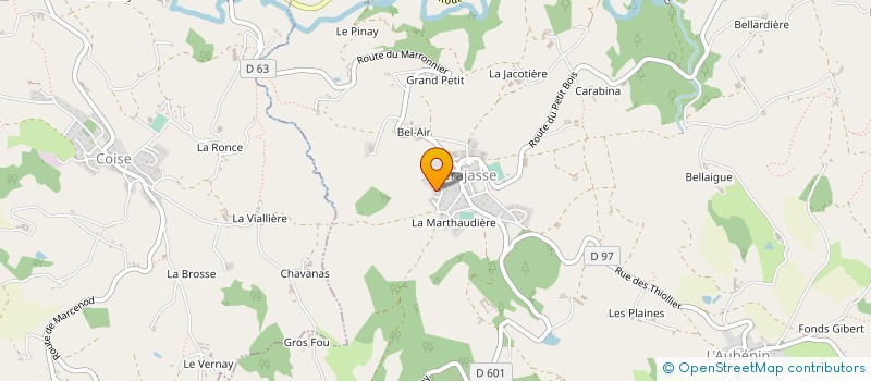 localisation de l'entreprise MONSIEUR GREGORY FAYOLLE à LARAJASSE