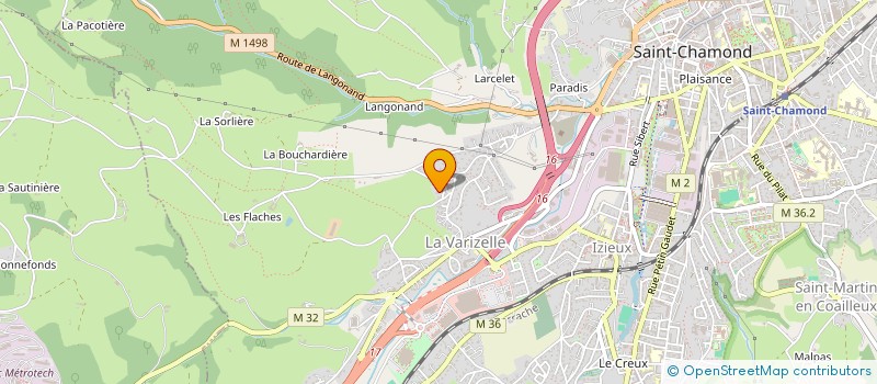 localisation de l'entreprise MONSIEUR GREGORY FEBVRE à SAINT-CHAMOND