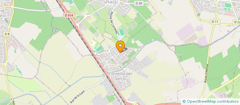 localisation de l'entreprise MONSIEUR GREGORY FEDERICO  CORNEILLA-DEL-VERCOL