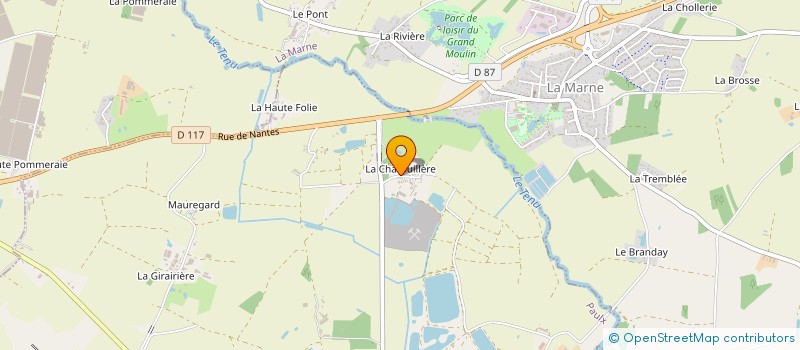 localisation de l'entreprise MONSIEUR GREGORY FENNETEAU  PAULX