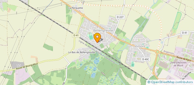 localisation de l'entreprise MONSIEUR GREGORY FERNANDEZ  BELLENGREVILLE