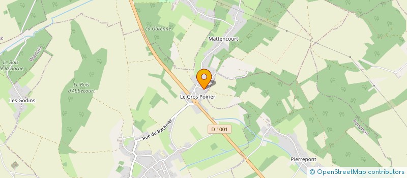 localisation de l'entreprise MONSIEUR GREGORY FERON  ABBECOURT