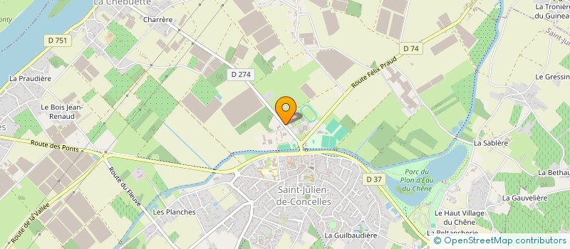 localisation de l'entreprise MONSIEUR GREGORY FERREIRA DOSSANTOS à SAINT-JULIEN-DE-CONCELLES
