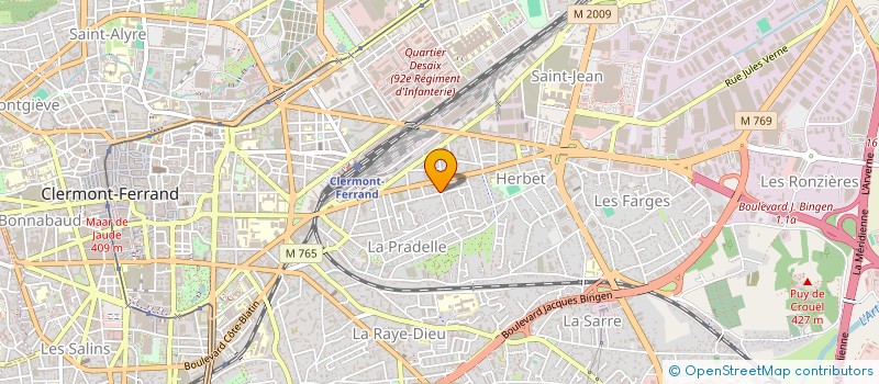 localisation de l'entreprise MONSIEUR GREGORY FERROVECCHIO  CLERMONT-FERRAND