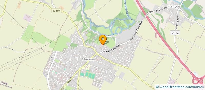 localisation de l'entreprise MONSIEUR GREGORY FEUILLETTE  CHAURAY