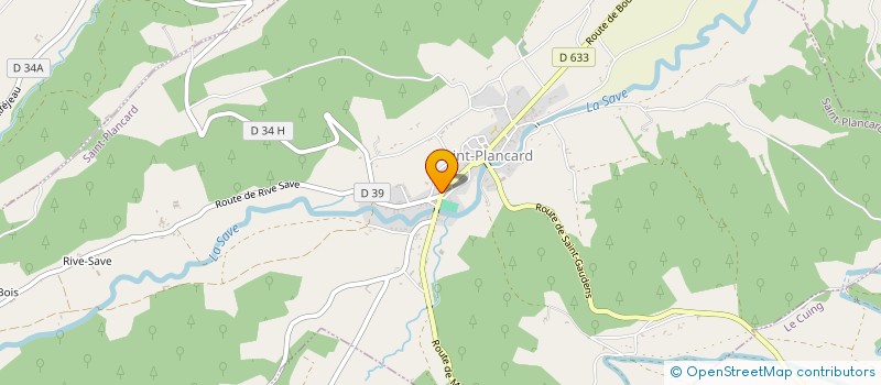 localisation de l'entreprise MONSIEUR GREGORY FICHAUX--SAUVAGE  SAINT-PLANCARD