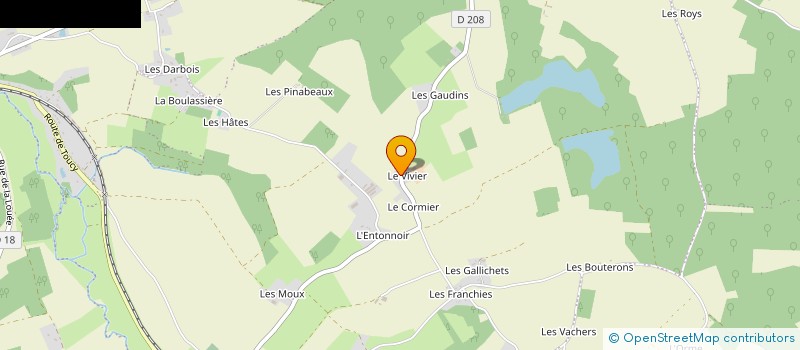 localisation de l'entreprise MONSIEUR GREGORY FLE  CHARNY OREE DE PUISAYE