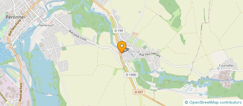 localisation de l'entreprise MONSIEUR GREGORY FLEURY  DOINGT