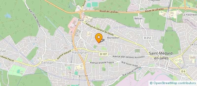 localisation de l'entreprise MONSIEUR GREGORY FOISSAC  SAINT-MEDARD-EN-JALLES