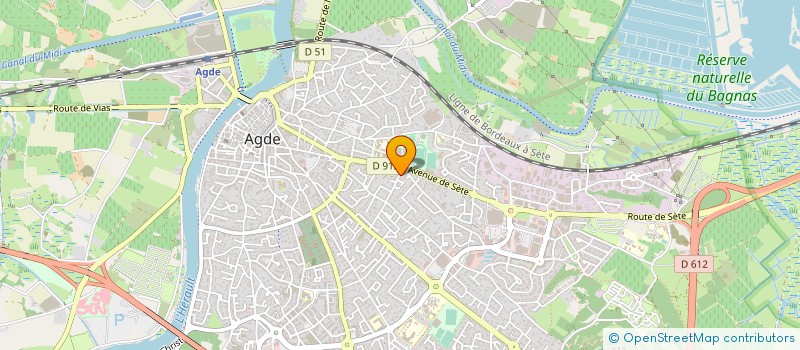 localisation de l'entreprise MONSIEUR GREGORY FOLLET  AGDE