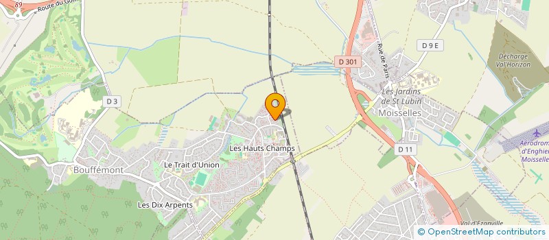 localisation de l'entreprise MONSIEUR GREGORY FONTAINE  PUISEUX-EN-FRANCE