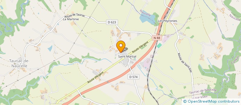 localisation de l'entreprise MONSIEUR GREGORY FONTENAY  TAURIAC-DE-NAUCELLE