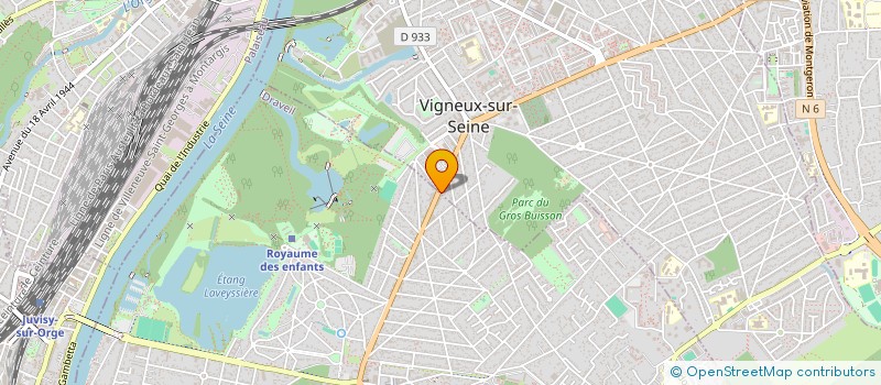 localisation de l'entreprise MONSIEUR GREGORY FONTES à VIGNEUX-SUR-SEINE