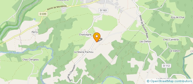 localisation de l'entreprise MONSIEUR GREGORY FOUCAUD à ECURAS
