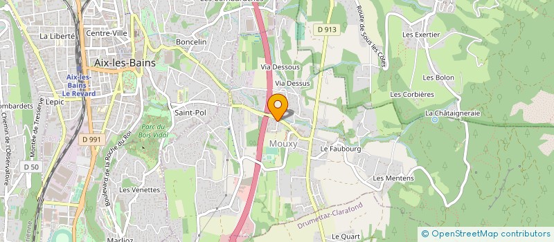 localisation de l'entreprise MONSIEUR GREGORY FOURNIER  CHAMBERY