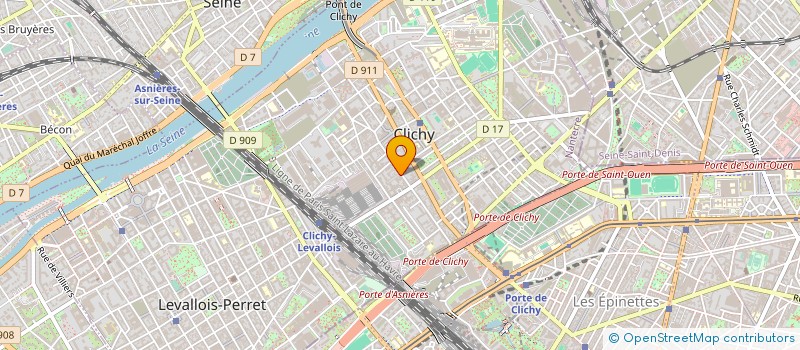 localisation de l'entreprise MONSIEUR GREGORY  FRANCK FALAISE à CLICHY