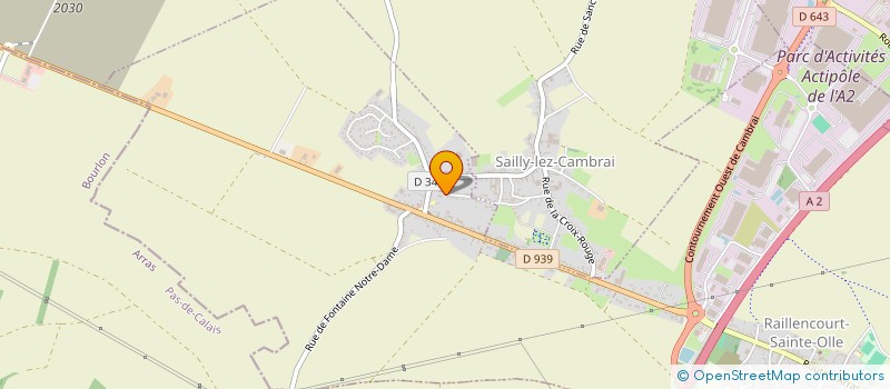 localisation de l'entreprise MONSIEUR GREGORY FRANCKELEMON  SAILLY-LEZ-CAMBRAI