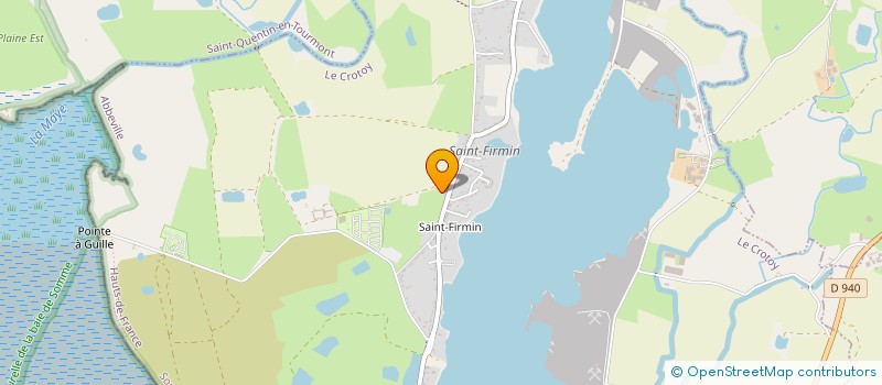 localisation de l'entreprise MONSIEUR GREGORY FRANCOIS à LE CROTOY