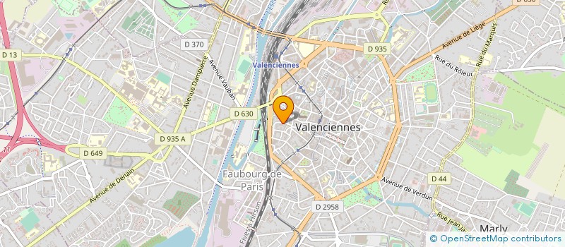 localisation de l'entreprise MONSIEUR GREGORY FRANCOIS JEA COSSON à VALENCIENNES