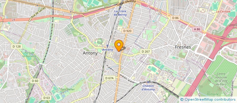 localisation de l'entreprise MONSIEUR GREGORY FRANCOMME à ANTONY