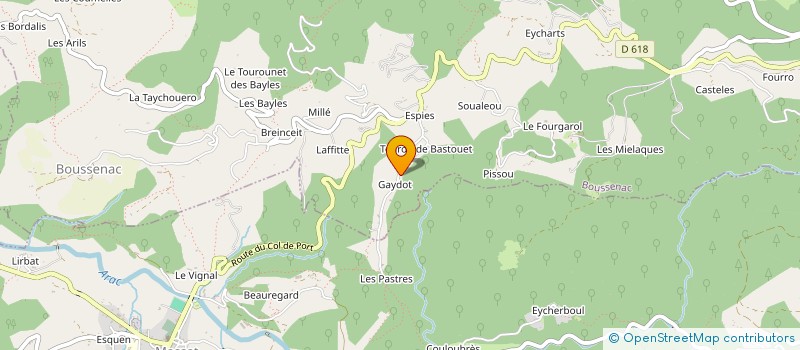 localisation de l'entreprise MONSIEUR GREGORY FREMOND à MASSAT