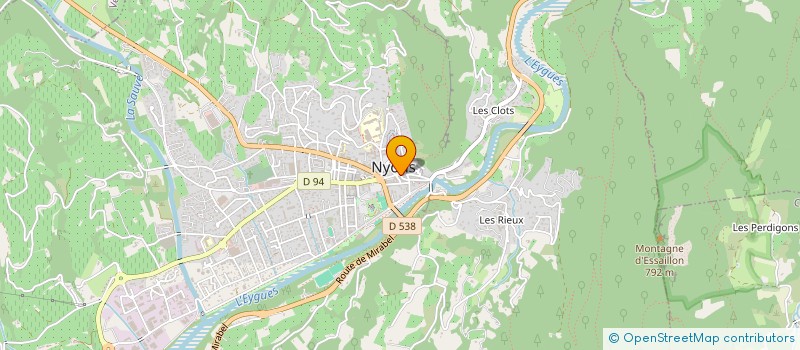 localisation de l'entreprise MONSIEUR GREGORY FREROT  MIRABEL-AUX-BARONNIES