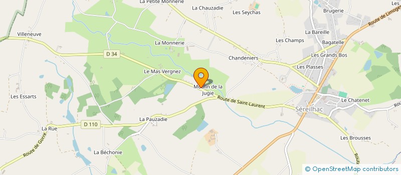 localisation de l'entreprise MONSIEUR GREGORY FRIESS à SEREILHAC