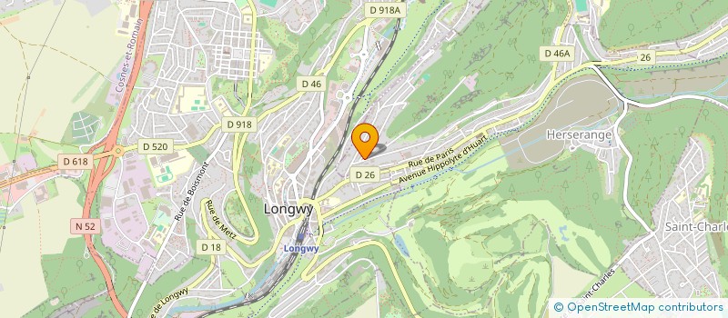 localisation de l'entreprise MONSIEUR GREGORY FRISCH  HERSERANGE