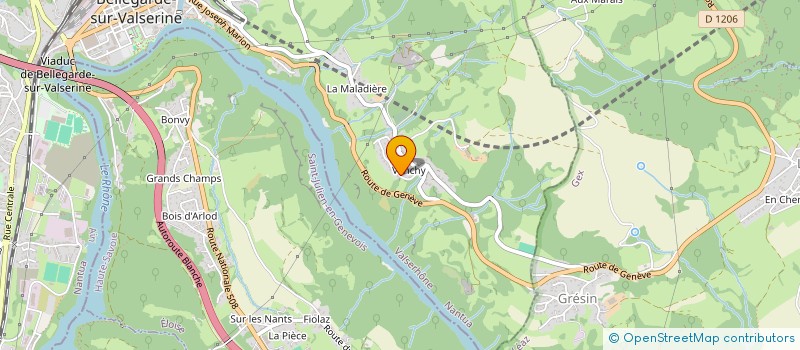 localisation de l'entreprise MONSIEUR GREGORY FULCHIRON à VALSERHONE