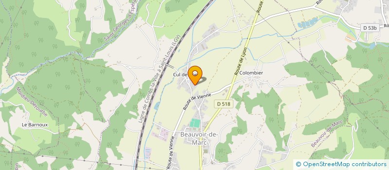 localisation de l'entreprise MONSIEUR GREGORY GADOUCHE  BEAUVOIR-DE-MARC