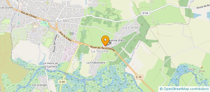 localisation de l'entreprise MONSIEUR GREGORY GAIGNER à BREM-SUR-MER