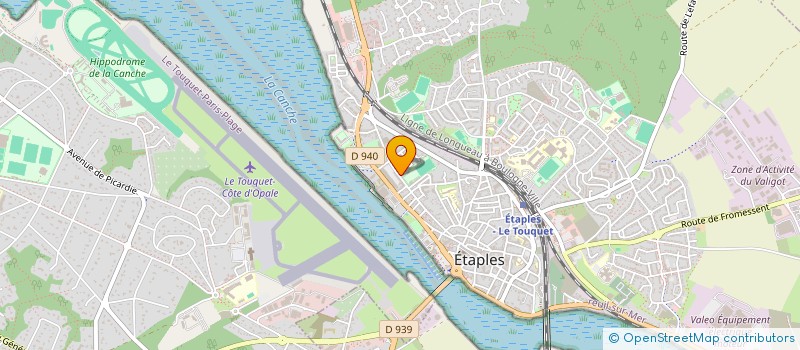 localisation de l'entreprise MONSIEUR GREGORY GALLET  ETAPLES