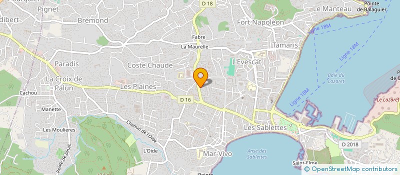localisation de l'entreprise MONSIEUR GREGORY GAMBA à LA SEYNE-SUR-MER