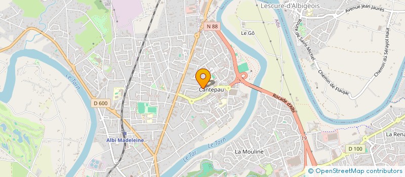 localisation de l'entreprise MONSIEUR GREGORY GARCIA  ALBI