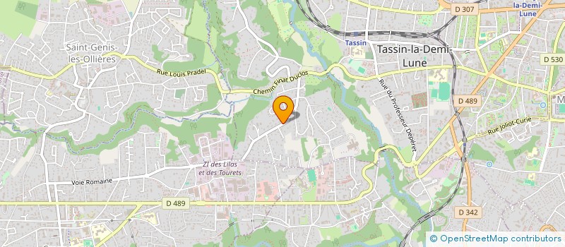 localisation de l'entreprise MONSIEUR GREGORY GARDIER  TASSIN-LA-DEMI-LUNE