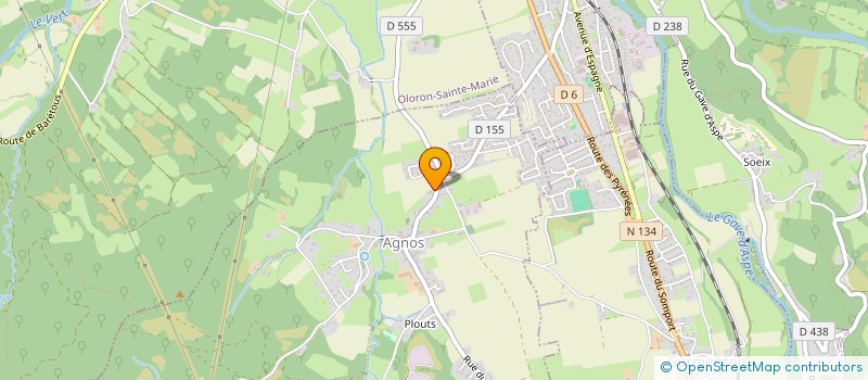 localisation de l'entreprise MONSIEUR GREGORY GAROS  AGNOS